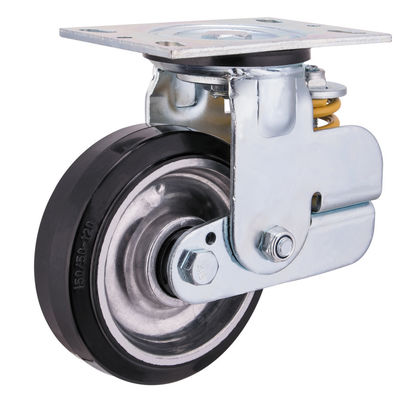 چرخ های ریستوری که از هسته آلومینیوم و لاستیک پرتاب شده اند 150mm 200mm