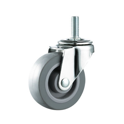 چرخ های مبلمان TPR 50mm 75mm چرخ های لاستیکی ترموپلاستیک سبک