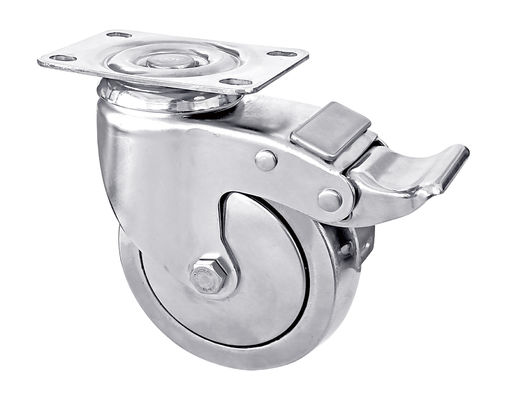 چرخ های چرخ دار از فولاد ضد زنگ 150kg-200KG ظرفیت بار