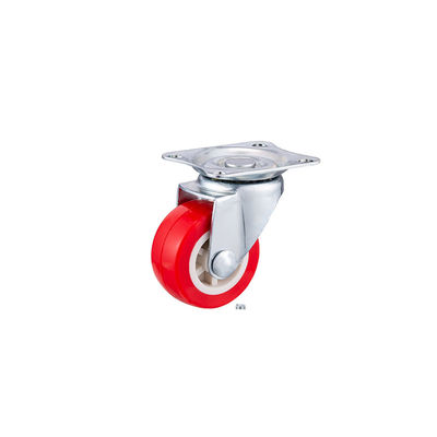 چرخ های قرمز 25mm -75mm صندلی اداری جهانی چرخ های قرمز