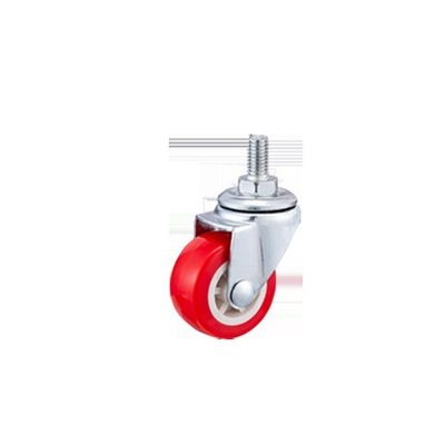 چرخ های قرمز 25mm -75mm صندلی اداری جهانی چرخ های قرمز