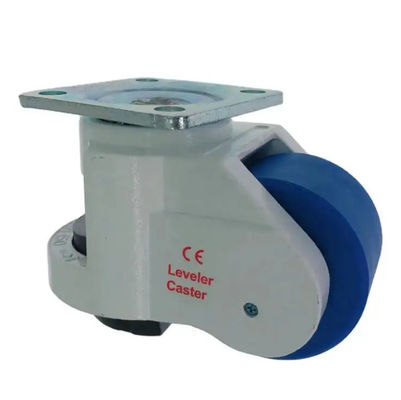 چرخ و پایه تراز کننده صفحه ای فوق سنگین GD150F با ظرفیت 1500 کیلوگرم و چرخ و پایه نایلونی