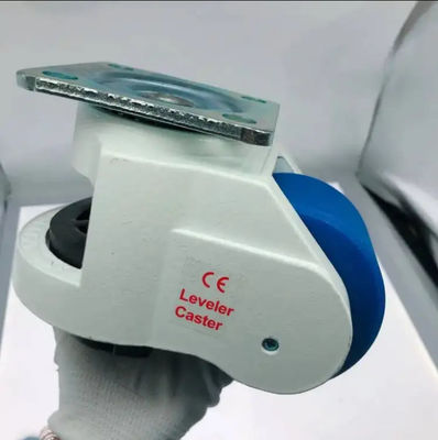 چرخ و پایه تراز کننده صفحه ای فوق سنگین GD150F با ظرفیت 1500 کیلوگرم و چرخ و پایه نایلونی