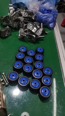 Dajin TPR چرخ های فولاد ضد زنگ 50mm ظرفیت بار 150kg